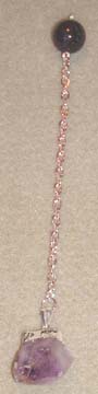 Amethyst Natural Point Pendulums