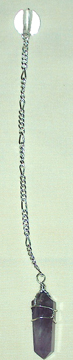 Wire Wrapped Amethyst Pendulum