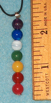 8mm Chakra Bead Pendant