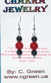 1st Chakra Earrings (Root)