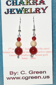 2nd Chakra Earrings (Spleen)