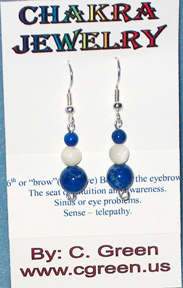 6th Chakra Earrings (Brow)