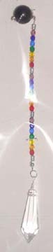 Chakras Pendulum (Faceted color beads)