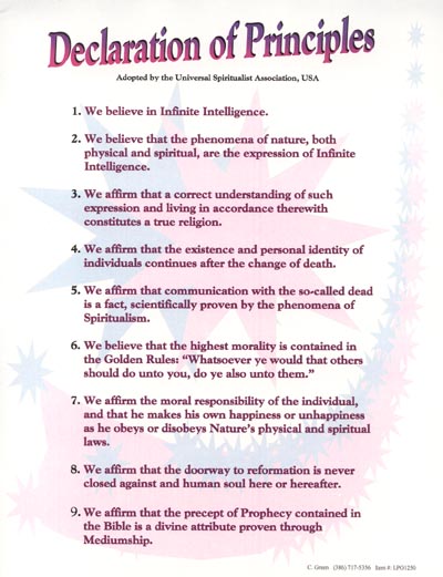 Declaration of Principles Poster