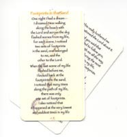 Footprints Wallet Card