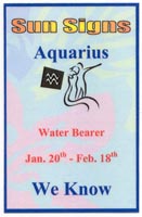 Zodiac Wallet Card