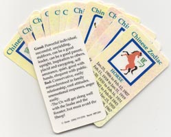 Set of 12 Chinese Zodiac Cards
