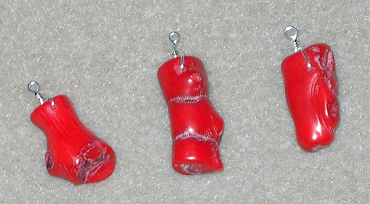 Red Coral Pendant