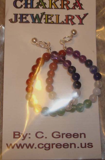 Large Chakra Loop Earrings