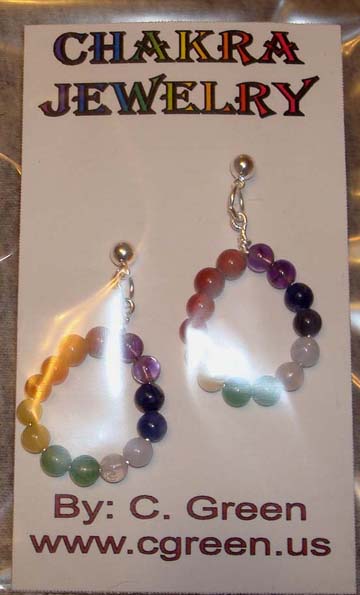 Medium Chakra Loop Earrings