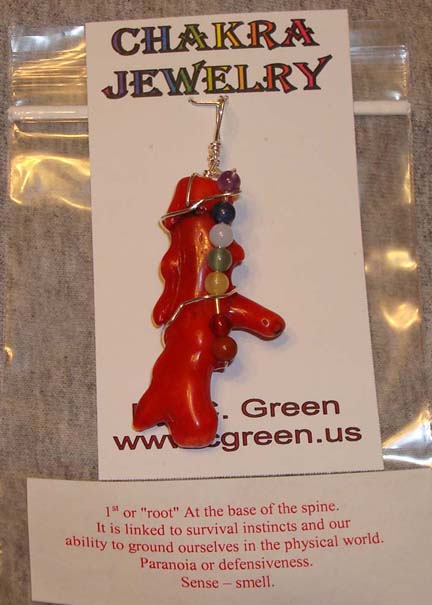 Red Coral Chakra Pendant